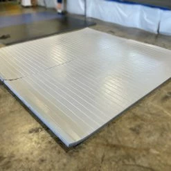 AK Athletic Equipment CLEARANCE 10' X 10' X Ultra Shock Roll Up Wrestling Mat Grey With No Circles