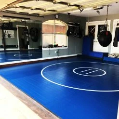 AK Athletic Equipment 16' X 16' X 1 3/8" Roll-Up Wrestling Mat