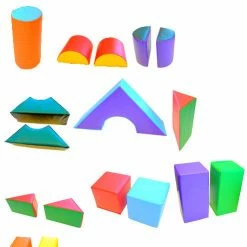 AK Athletic Equipment Soft Play 21-Piece Block Set -Tumbl Trak shop 21 PIECES OF BLOCK SET