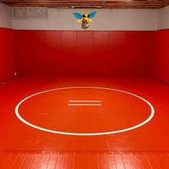 AK Athletic Equipment 13' X 13' X 1 3/8" Roll-Up Wrestling Mat -Tumbl Trak shop 28876