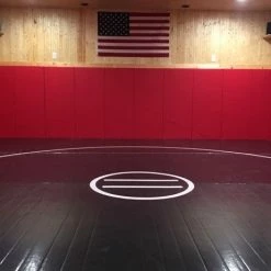 AK Athletic Equipment 20' X 20' X 1 3/8" Roll-Up Wrestling Mat -Tumbl Trak shop 31867