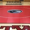AK Athletic Equipment 42' X 42' X 1 3/8" Roll-Up Wrestling Mat -Tumbl Trak shop 42 x42 largecompetitionwrestlingmatred scaled