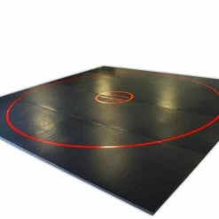 AK Athletic Equipment QUICK SHIP 20' X 20' X 1 3/8" Roll-Up Wrestling Mat- BLACK MAT WITH NO CIRCLES- ONLY ONE AVAILABLE -Tumbl Trak shop Competition Wrestling Mat 20 x 20 737e4516 cc9e 44ed a3b7 3ffc0e787855