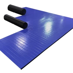 AK Athletic Equipment 18' X 18' X 1 3/8" Roll-Up Wrestling Mat -Tumbl Trak shop blue three piece 37a4175b 8c3d 4f2a 9215 297ceedb7fec