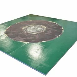 AK Athletic Equipment Your Design Digitally Printed 12' X 12' Roll Up Light Weight Wrestling Mat -Tumbl Trak shop camo mat flat