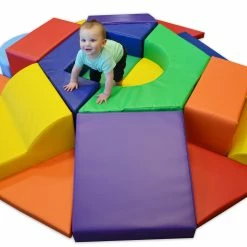 AK Athletic Equipment Hexagon Toddler Soft Play Climber -Tumbl Trak shop jadon and hex climber