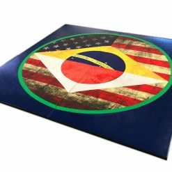 AK Athletic Equipment MMA Grappling Digitally Printed 8' X 8' X 1 3/8" Roll-Up Mat