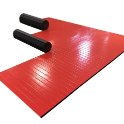 AK Athletic Equipment 17' X 17' X 1 3/8" Roll-Up Wrestling Mat -Tumbl Trak shop red three piece 06089226 188c 49a8 b13d 85a770b80ad1